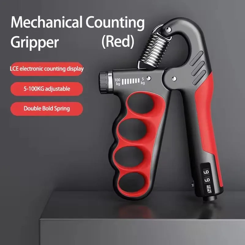 5-60/100/165kg Hand Grip Strength Gym Wrist Expander Handgrip Strengthener Adjustable Muscle Recovery Fitness Strength Exercise
